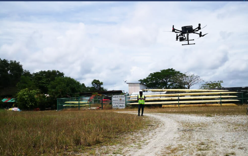 Praktik Skenario Lapangan Pelatihan Pilot Drone Industri PT Spatial Citra Arkan (PT SCA)