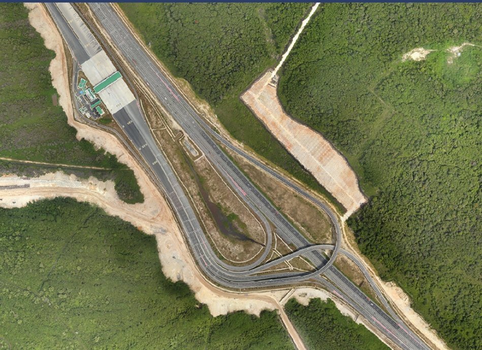 Pemetaan Udara Ortomosaik Simpang Susun Jalan Tol & Gerbang Tol