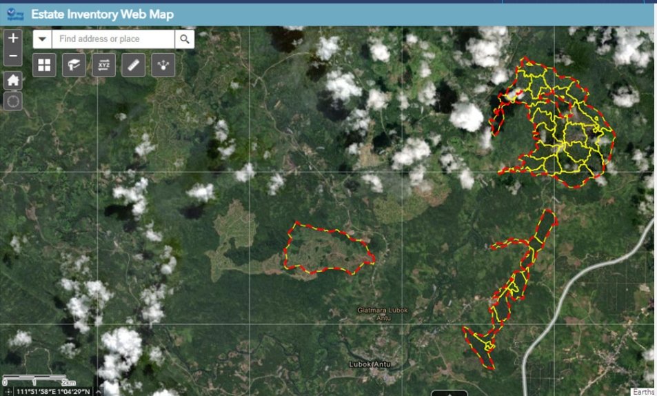 Estate Inventory Web Map Portal PT Spatial Citra Arkan (PT SCA)