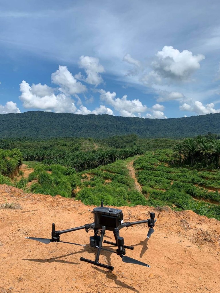 rmada Drone Industri Siap Terbang di Lahan Sawit